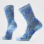 Smartwool Everyday Floral Crew Socks in Serene Blue