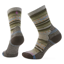 Smartwool Women's Hike Margarita Crew in Taupe and Natural Marl