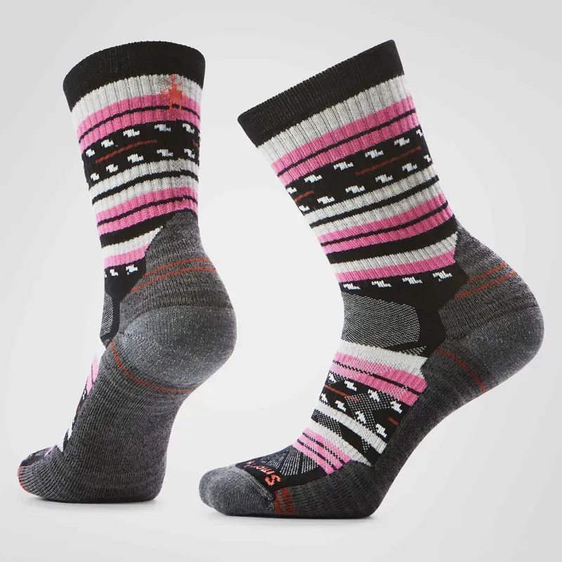 Smartwool Women's Hike Margarita Crew Socks in Black