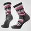 Smartwool Women's Hike Margarita Crew Socks in Black