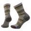 Smartwool Women's Hike Margarita Crew Socks in Taupe/Natural Marl