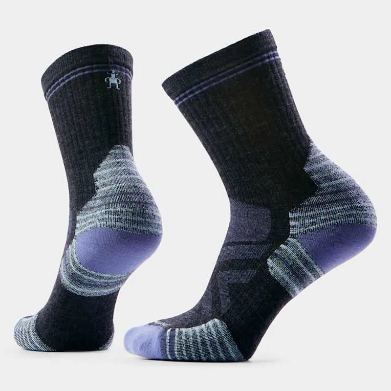 Smartwool Women's Hike Mid Crew Socks in Charcoal