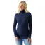 Smartwool Women's Thermal Merino Rib Turtleneck Nightfall Blue/Deep Navy