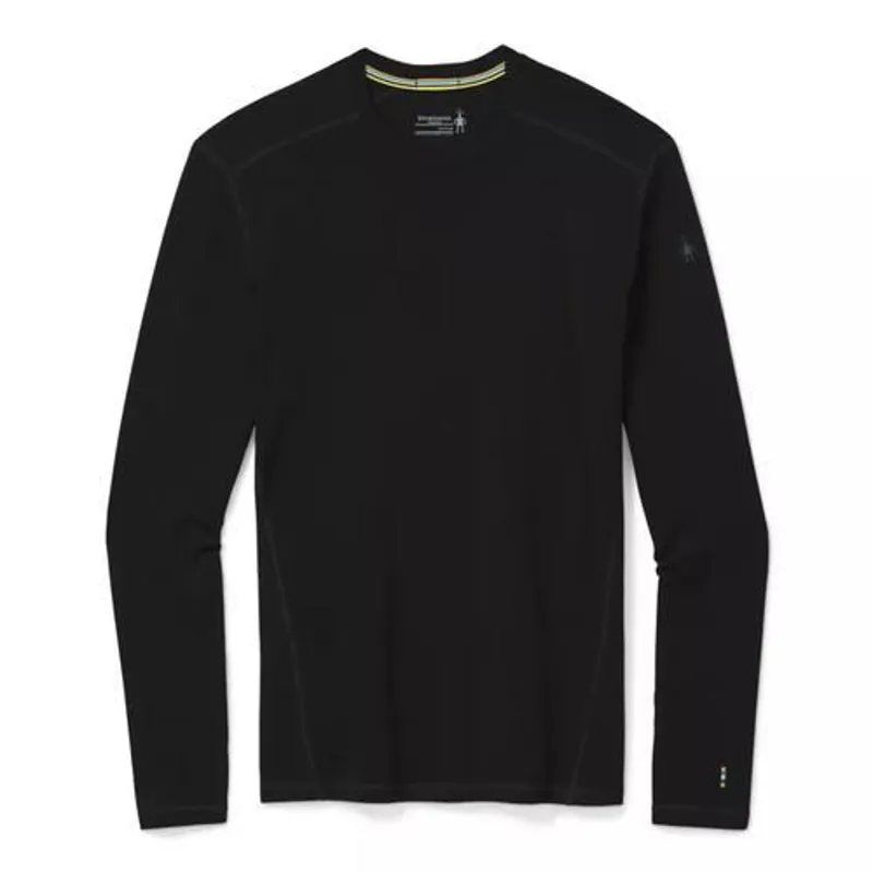 Smartwool Classic Thermal Merino Base Layer Crew in Black-2