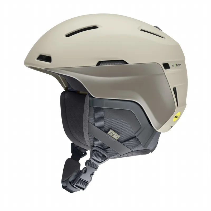 Smith Accel MIPS Ski Helmet in Matte Chalk