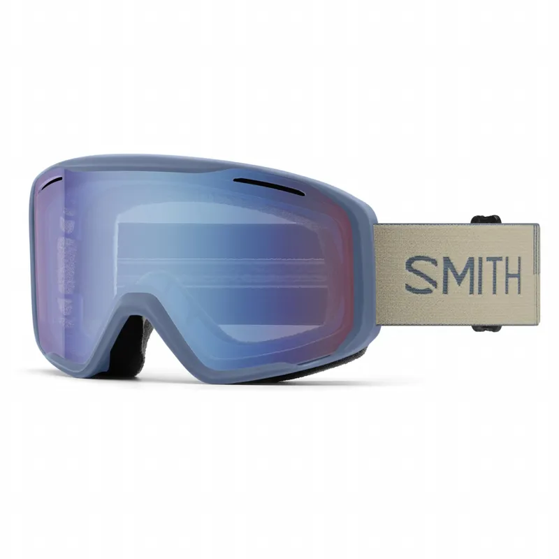 Smith Blazer Goggle in Granite Blue with Blue Sensor Mirror Lens