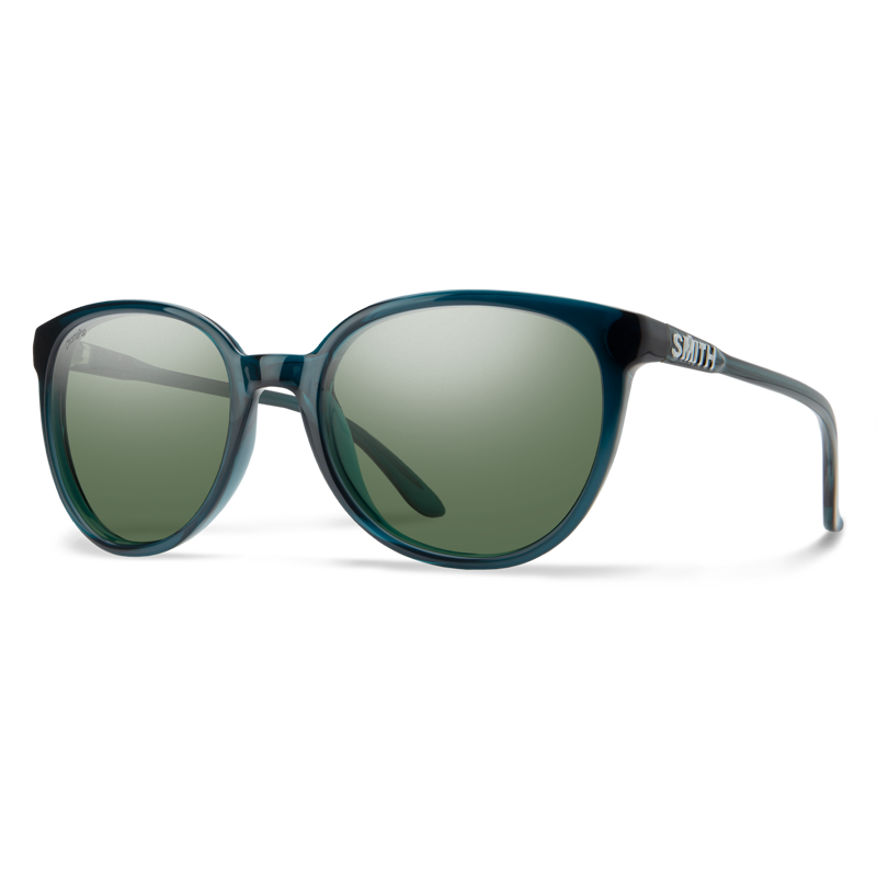 Smith Cheetah in Pacific Crystal w/ChromaPop Polarized Gray Green Lens
