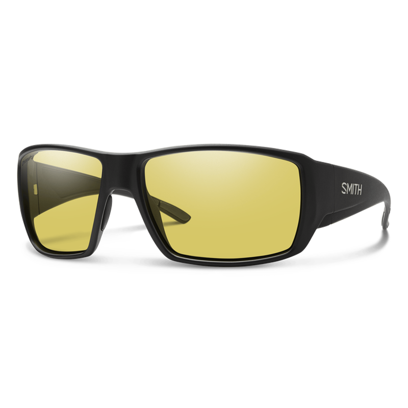 Smith Guides Choice Matte Black w/ChromaPop Polarized Low Yellow Lens