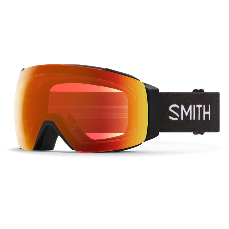 Smith I/O Mag Goggle in Black/Red Mirror