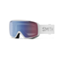 Smith Rally Goggle in White with Blue Sensor Mirror Lens