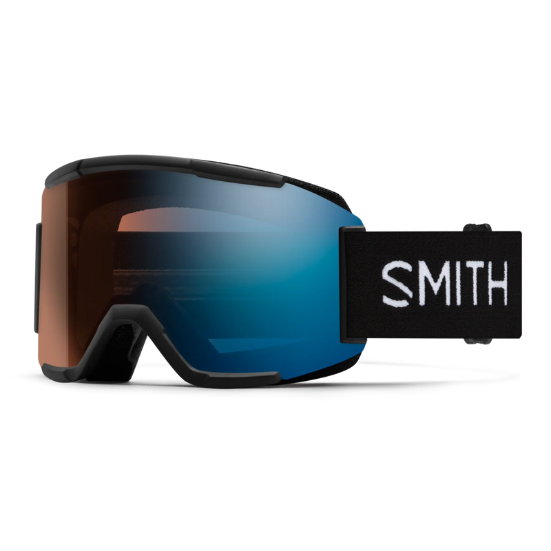 Smith Squad Goggle in Black with Photochromic Blue Mirror Lens