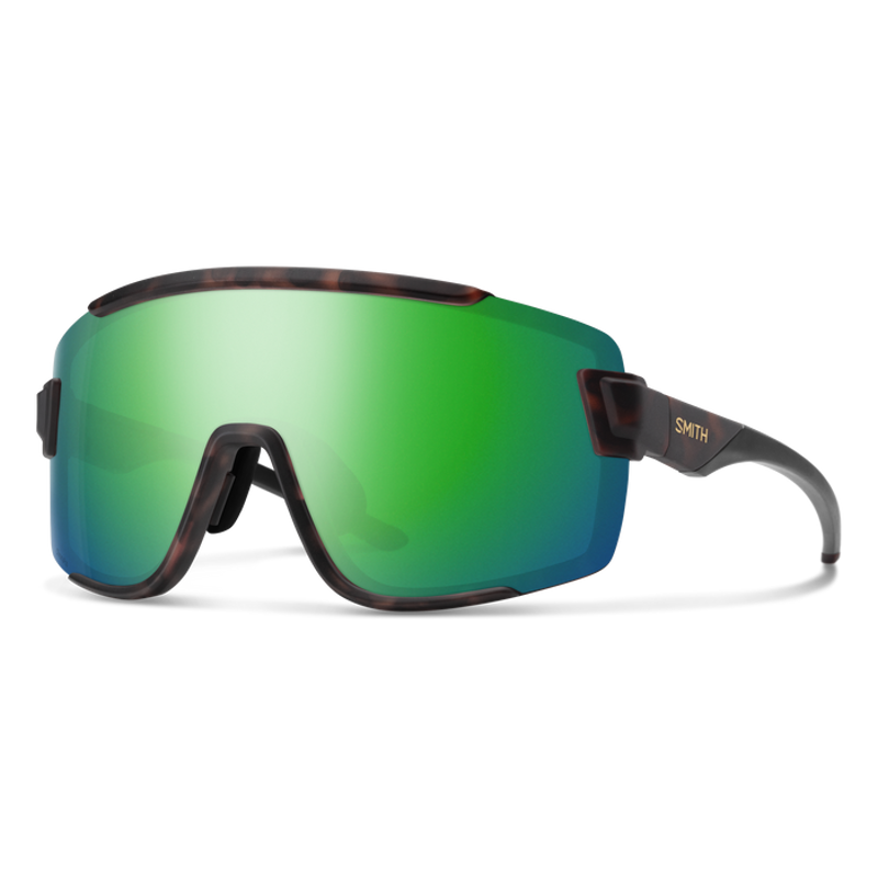 Smith Wildcat Matte Tortoise ChromaPop Polarized Green Mirror