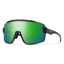 Smith Wildcat in Matte Tortoise with ChromaPop Polarized Green Mirror