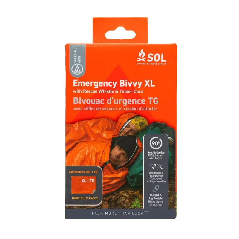 Sol Emergency Bivvy XL with Whistle