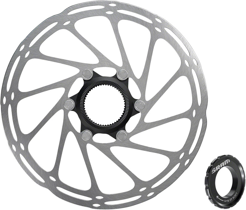 SRAM CenterLine Disc Brake Rotor 200mm Center Lock 2.0mm w/Lockring