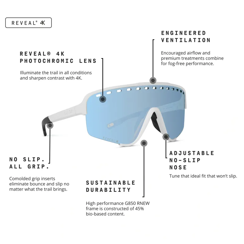 Glade Ramble Speed Matte Snow/Reveal 4K Alpine Photochromic Silver Lens-6