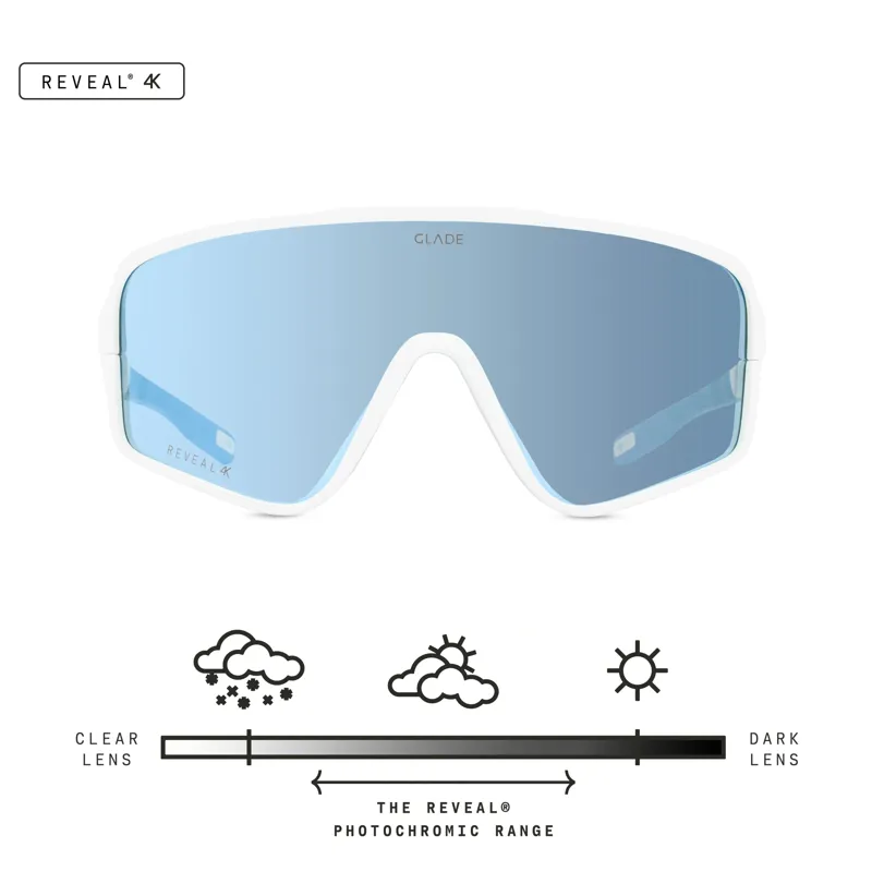 Glade Ramble Matte Snow/Reveal 4K Alpine Photochromic Silver Lens-5