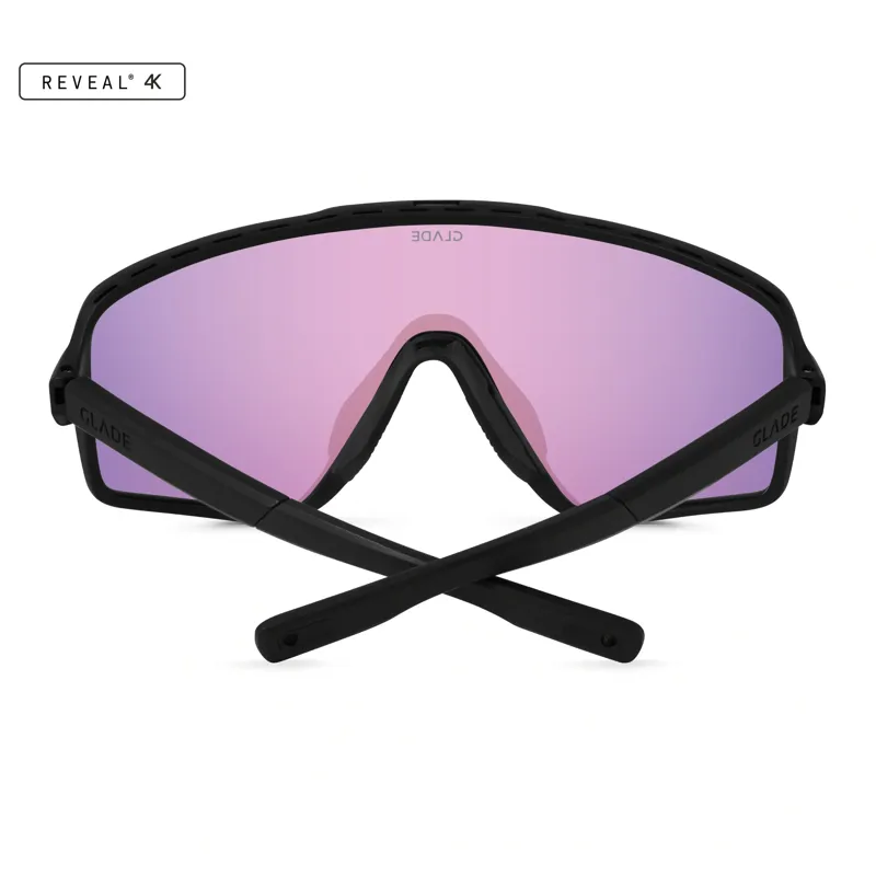 Glade Ramble Matte Black/Reveal 4K Terra Photochromic Red Lens-3