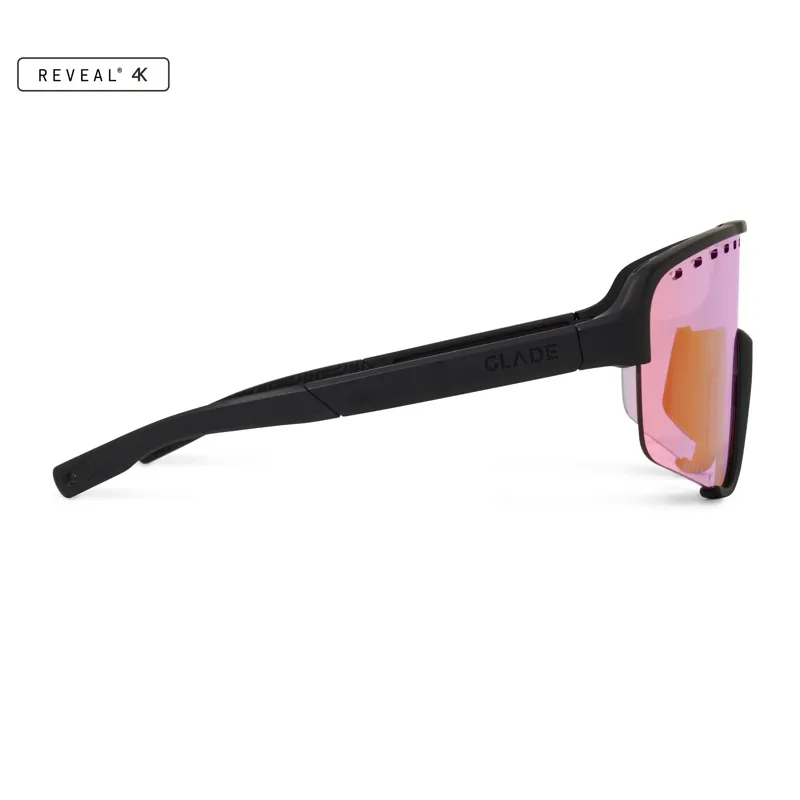 Glade Ramble Speed Matte Black/Reveal 4K Terra Photochromic Red Lens-3
