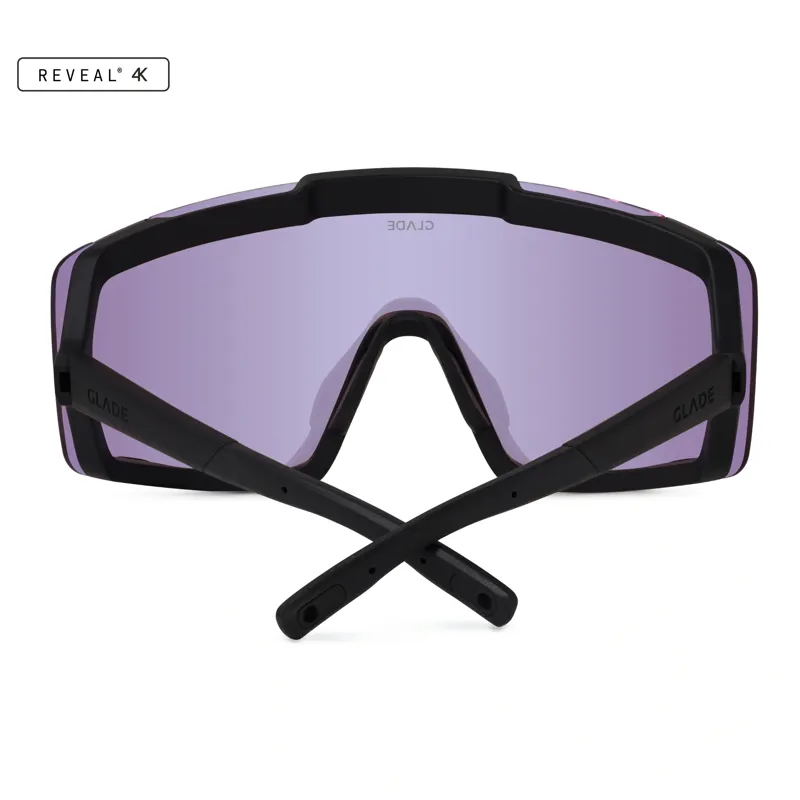 Glade Stash Matte Black/Reveal 4K Terra Photochromic Red Lens-2