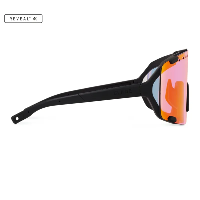 Glade Stash Matte Black/Reveal 4K Terra Photochromic Red Lens-3