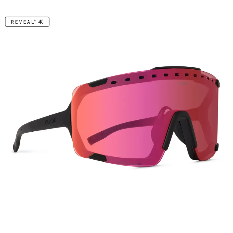 Glade Stash Matte Black/Reveal 4K Terra Photochromic Red Lens-4