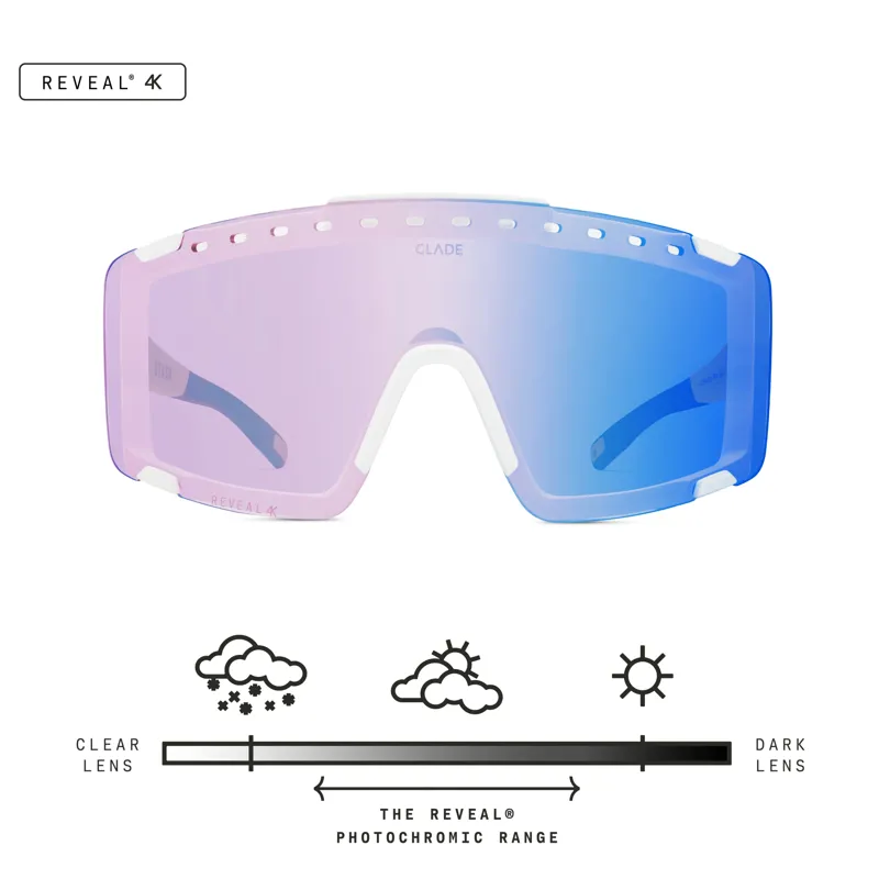 Glade Stash Matte Snow/Reveal 4K Terra Photochromic Blue Lens-5