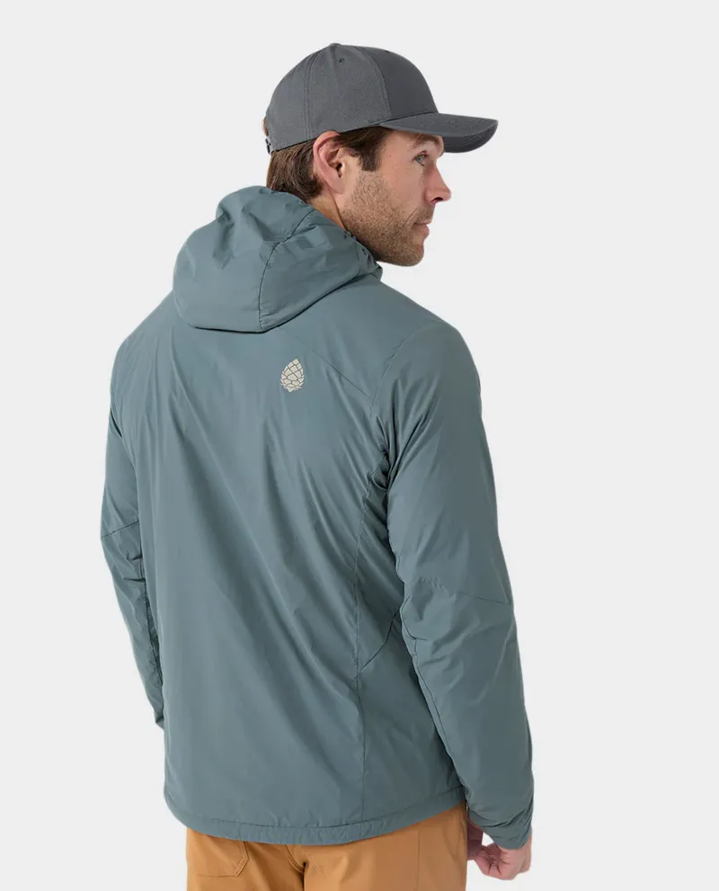 Stio Dawner Hooded Jacket in Stormy Weather-2