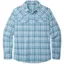 Stio Eddy Drift Long Sleeve Shirt in Windchill Plaid