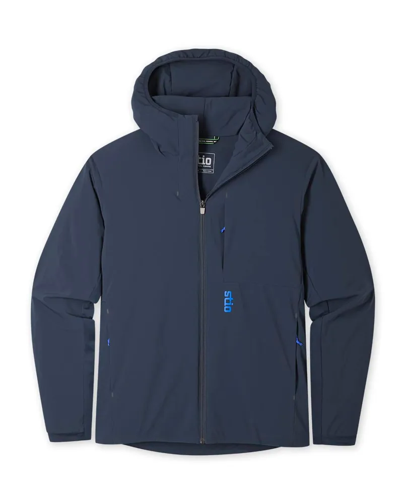 Stio Fernos Insulated Hooded Jacket in Mountain Shadow