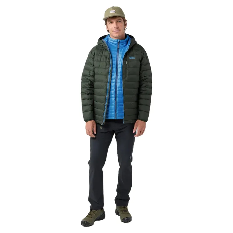 Stio Hometown Down Hooded Jacket in Rosin-5