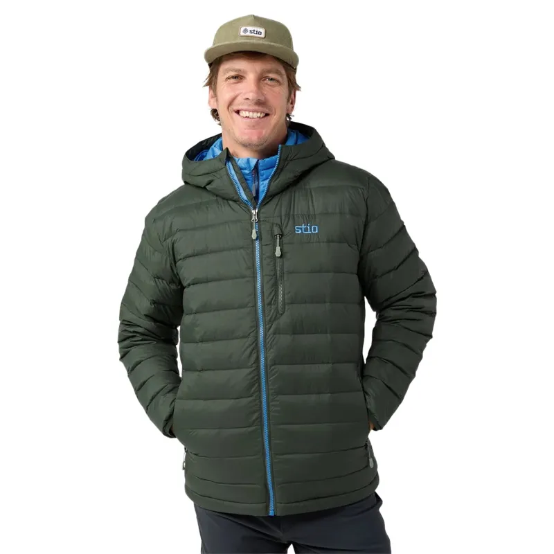 Stio Hometown Down Hooded Jacket in Rosin-1