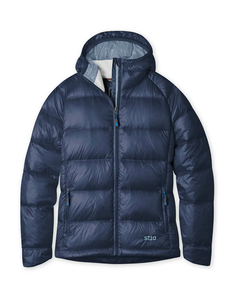 Stio Women's Hometown Down Hooded Jacket in Nightfall
