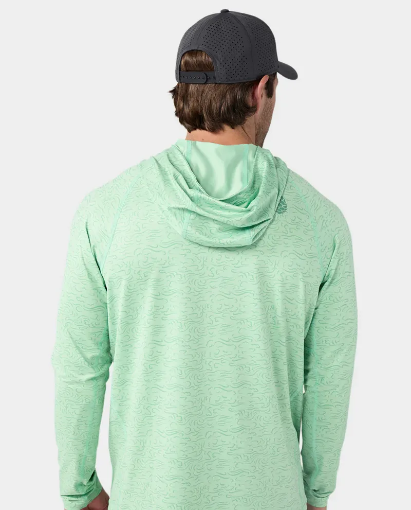 Stio Hylas Hooded Pullover in Picnic Clouds-2