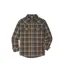 Stio Junction Midweight Flannel Shirt in Deep Shade Plaid