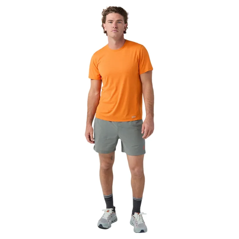 Stio Lucent Tee in Orange Peel Heather-1