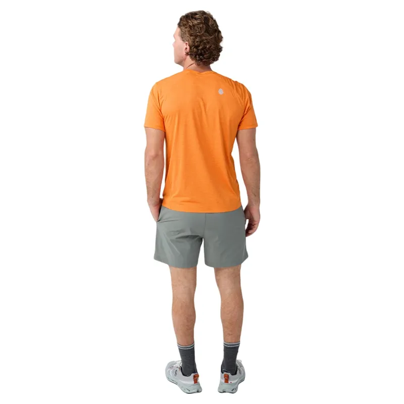 Stio Lucent Tee in Orange Peel Heather-2