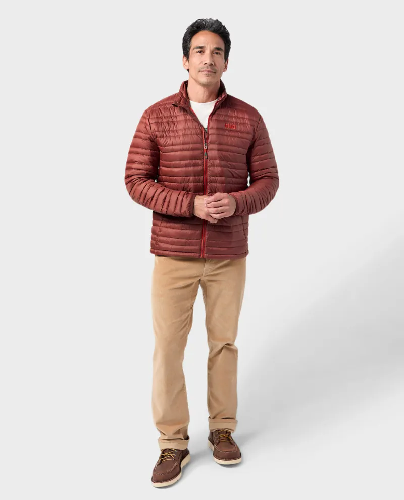 Stio Pinion Down Sweater in Fired Brick-1