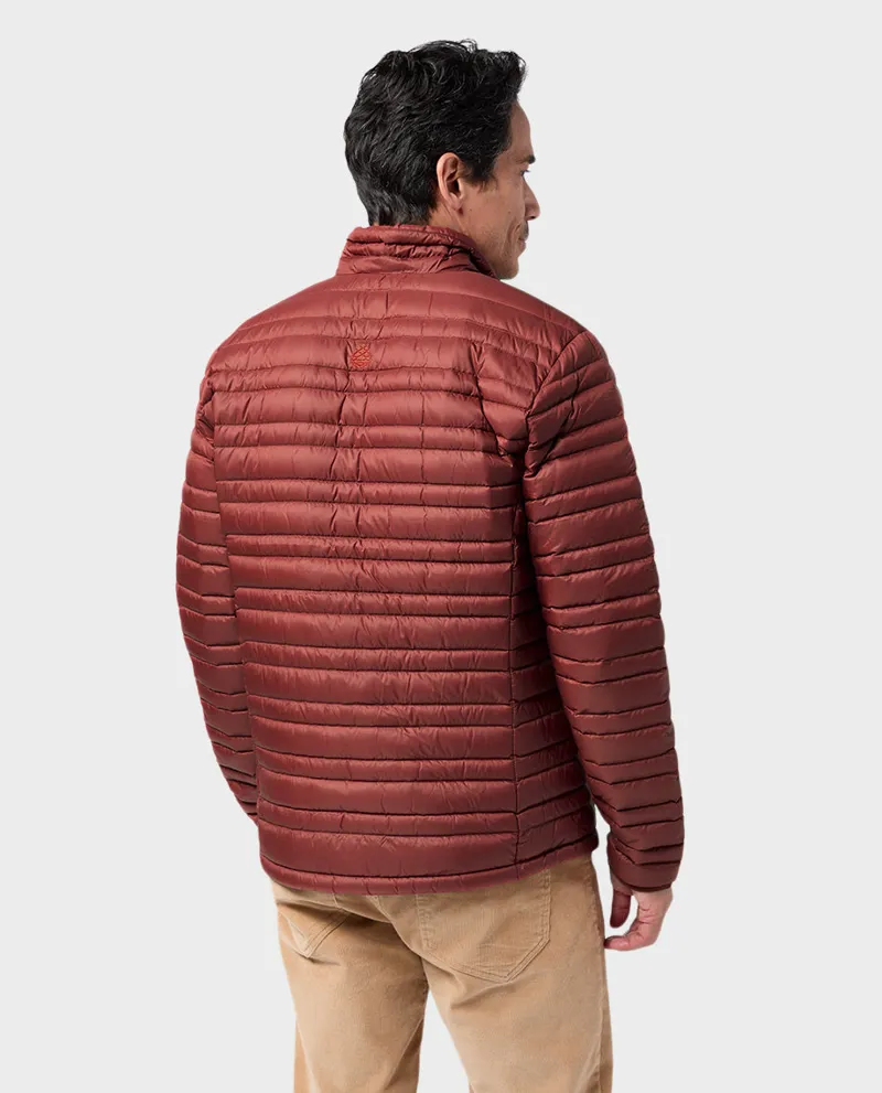 Stio Pinion Down Sweater in Fired Brick-2