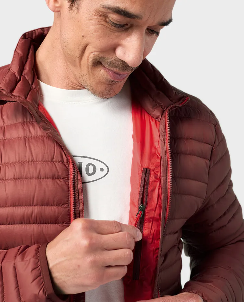 Stio Pinion Down Sweater in Fired Brick-4