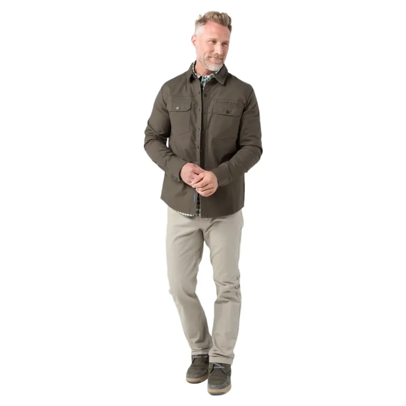 Stio Saratoga Canvas Shirt in Cowboy Coffee-1