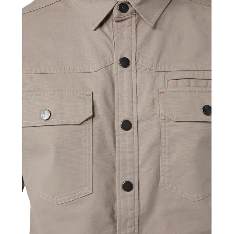 Stio Saratoga Canvas Shirt in Talus-3