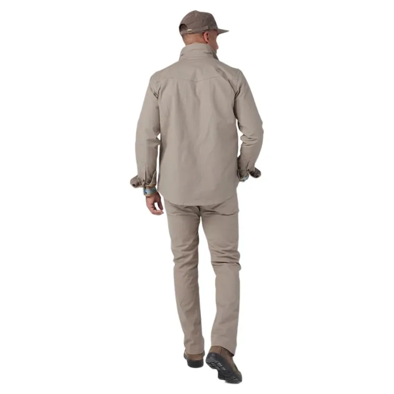 Stio Saratoga Canvas Shirt in Talus-2