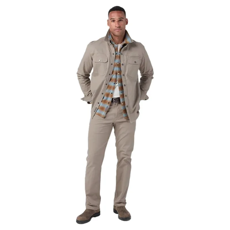 Stio Saratoga Canvas Shirt in Talus-1