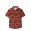 Stio Shifter Short Sleeve Shirt in Fired Brick Biking Cowboy