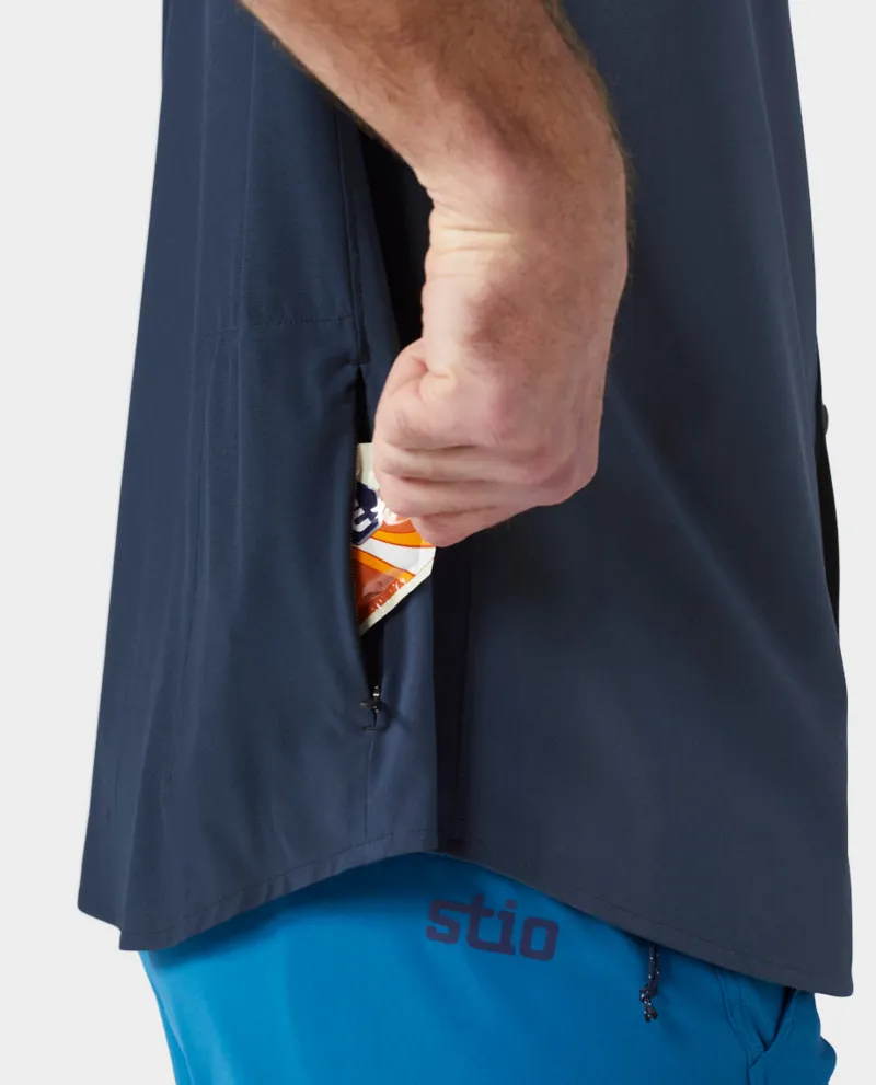 Stio Shifter Short Sleeve Shirt in Mountain Shadow-5