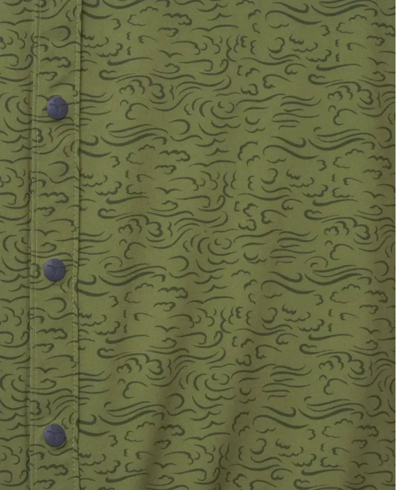 Stio Shifter Short Sleeve Shirt in Terrain Clouds-4