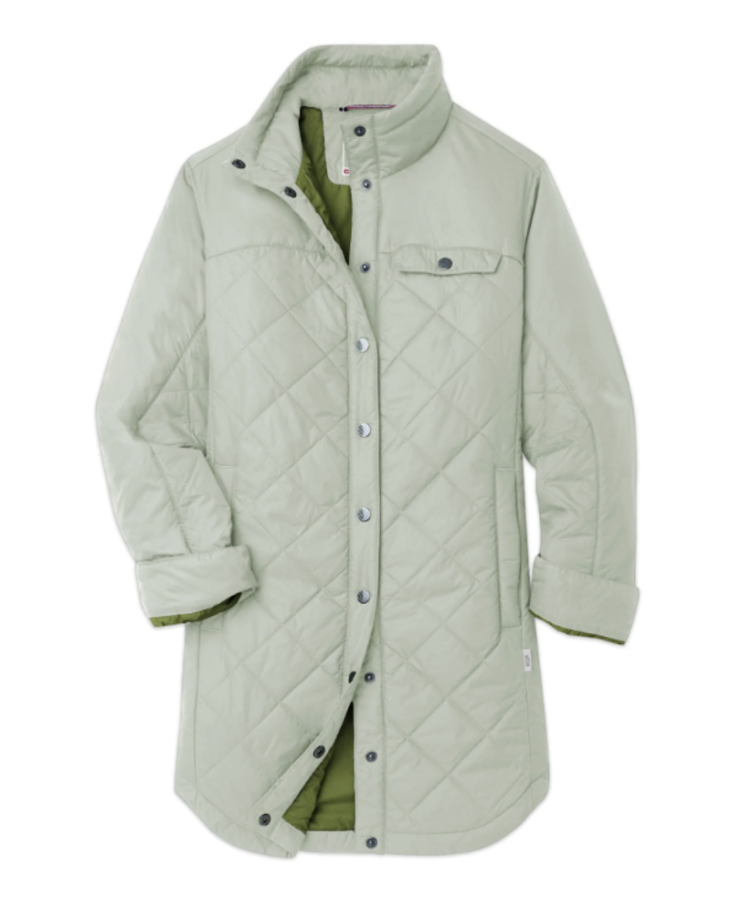 Stio Women's Skycrest Insulated Coat in Sage Flats