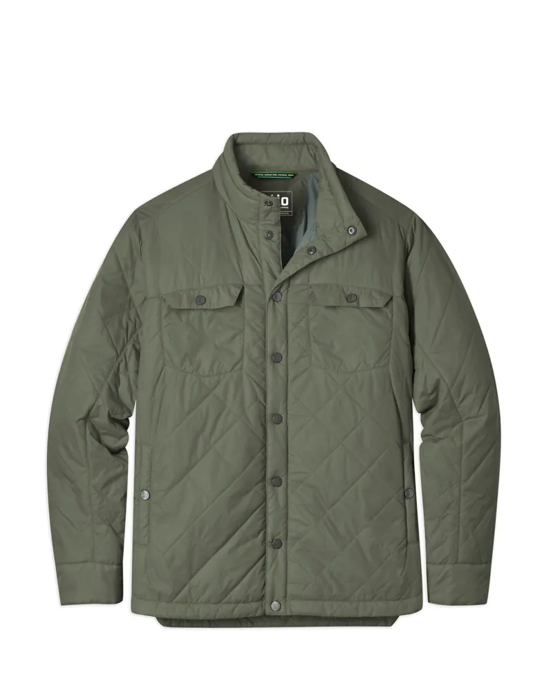 Stio Skycrest Insulated Snap Shirt in Deep Shade
