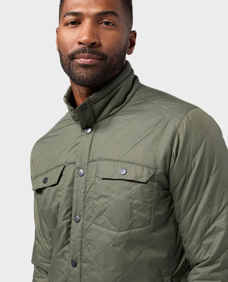 Stio Skycrest Insulated Snap Shirt in Deep Shade-4
